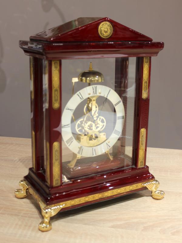 Часы "Лувр" 38 см, дерево, латунь, стекло, Credan S.A, Испания