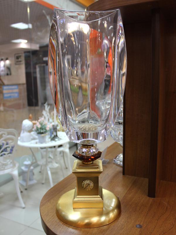 Ваза Кубок от Chiantese, Италия 47,5 см. хрусталь