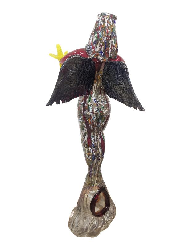Скульптура "Женщина -орел" 49 см, муранское стекло,  DI.PI. VETRERIA ARTIGIANA di R, Италия