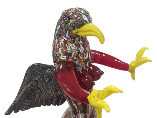 Скульптура "Женщина -орел" 49 см, муранское стекло,  DI.PI. VETRERIA ARTIGIANA di R, Италия