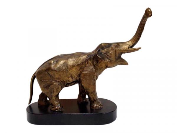 Скульптура "Слон" бронза 28см