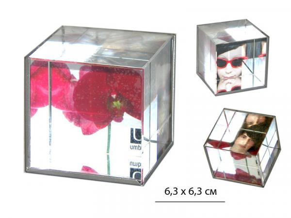 Рамка для фото "Куб" 6,3 см