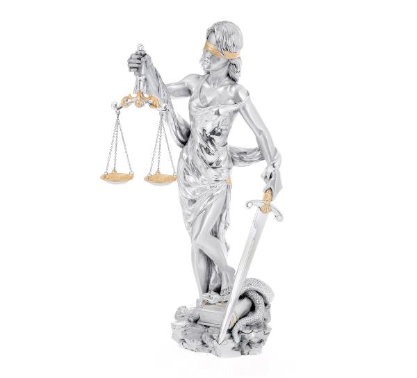 Скульптура "Богиня правосудия" 47 см