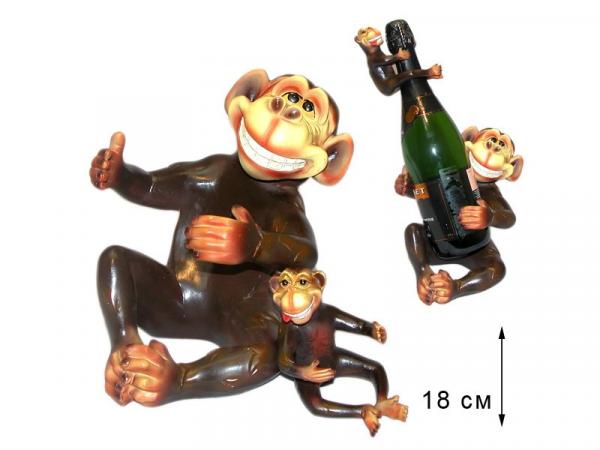 Подставка под бутылку "Шимпанзе"