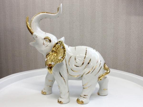 Скульптура "Слон" 23 см, фарфор, Sabadin Vittorio, Италия