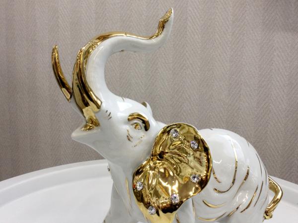 Скульптура "Слон" 23 см, фарфор, Sabadin Vittorio, Италия