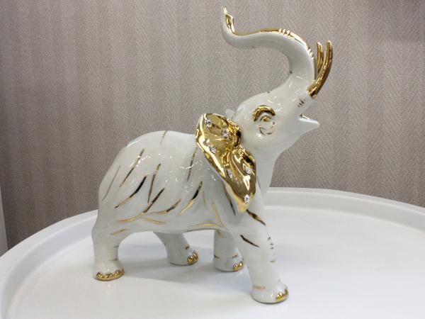 Скульптура "Слон" 23 см, фарфор, Sabadin Vittorio, Италия