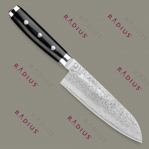 Нож яонский шеф "Gou" 16,5 см дамаск 101 слой