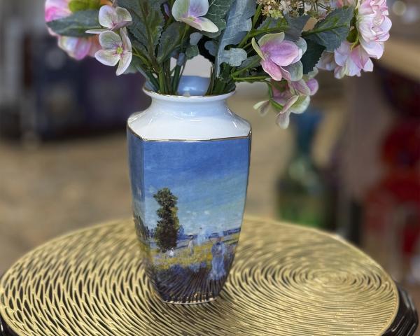 Ваза "Прогулка" фарфор 21 см