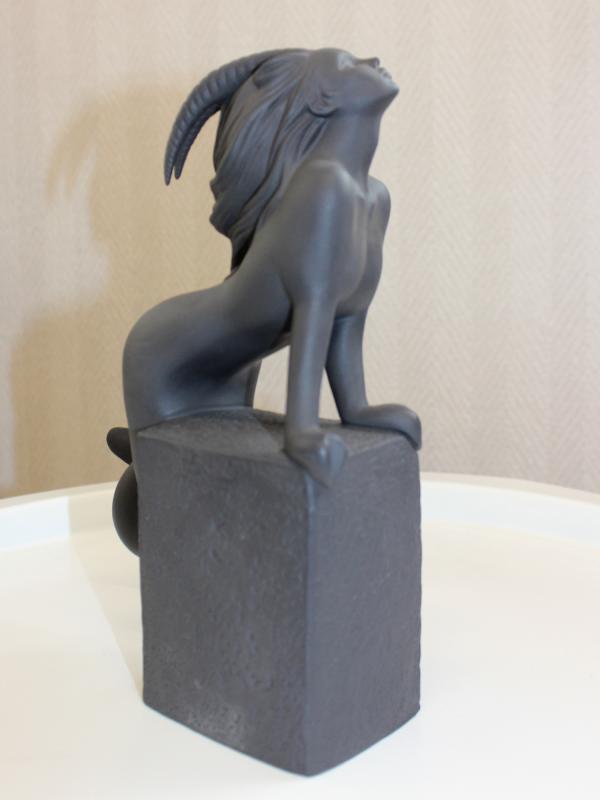 Скульптура "Козерог" 22.5 см. Royal Copenhagen (Дания). фарфор