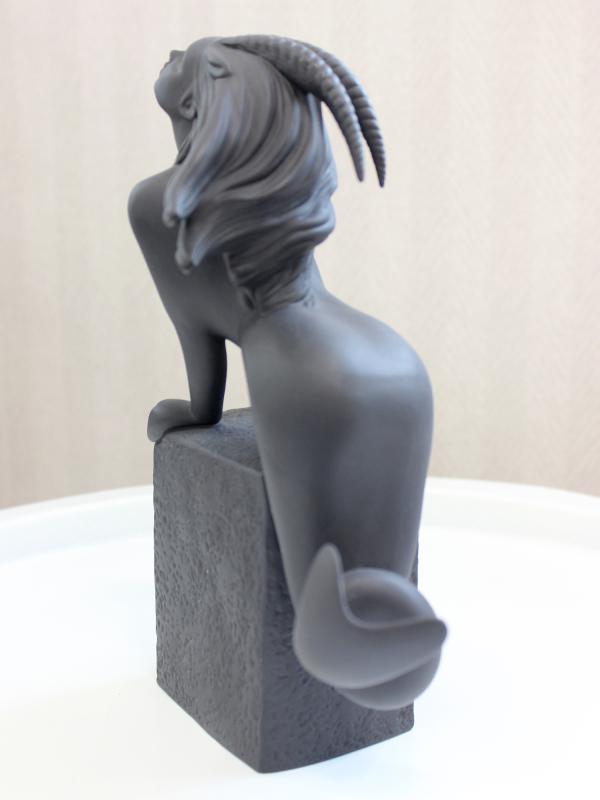 Скульптура "Козерог" 22.5 см. Royal Copenhagen (Дания). фарфор