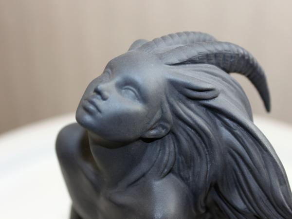 Скульптура "Козерог" 22.5 см. Royal Copenhagen (Дания). фарфор