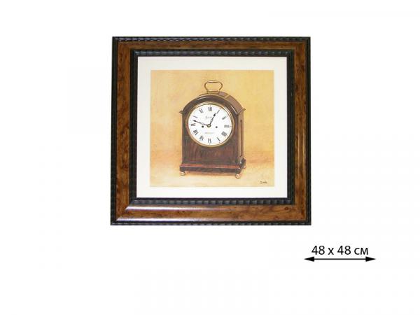 Картина "Часы" 48х48 см