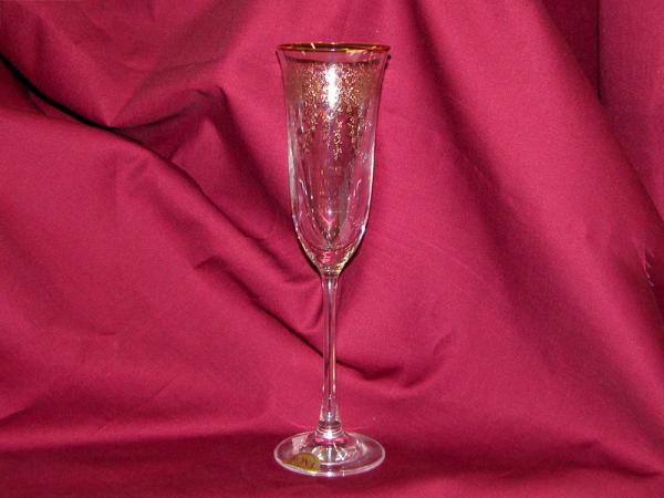 Набор бокалов для шампанского "Флора" узор 160 мл 6 шт