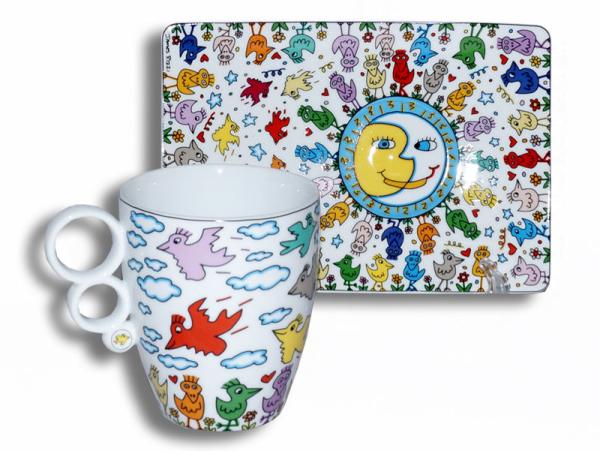 Чайная пара "Веселая стая"