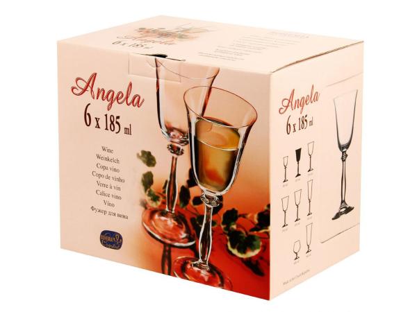 Набор бокалов д/вина "Ангела" 185 мл (6 шт.)