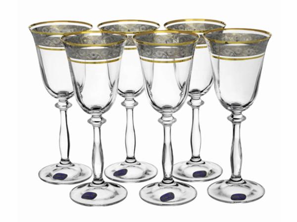 Набор бокалов д/вина "Ангела" 185 мл (6 шт.)