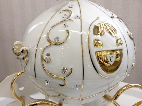 Скульптура "Карета с ангелом" 35 см Sabadin Vittorio Италия фарфор