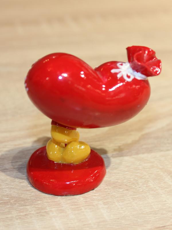 Сувенир Мишка "Большое сердце" 8 см